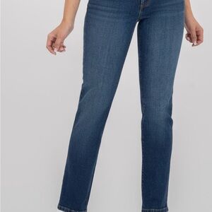 Kut from the Kloth Reese High Rise Ankle Slim Straight Leg Jeans